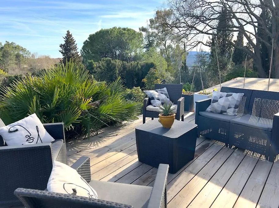 Villa La Raguette Piscine, Vue, Vaste Jardin, Ideale Famille Montauroux France