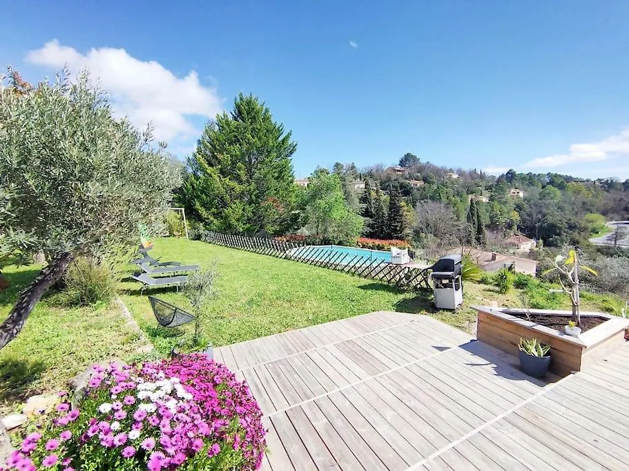 Villa La Raguette Piscine, Vue, Vaste Jardin, Ideale Famille Montauroux